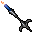 Candle Stick/Blue Standing Candle