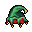 Dark Green Christmas Hat