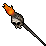 Orange Skull Torch
