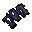 Piece of Black Ragged Cloth